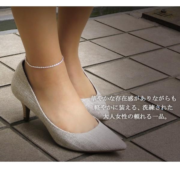 ペア アンクレット カップル シルバー シンプル フレンチロープチェーン 人気 おしゃれ お揃い ペアルック 足首 アクセサリー プレゼント 爆買の画像