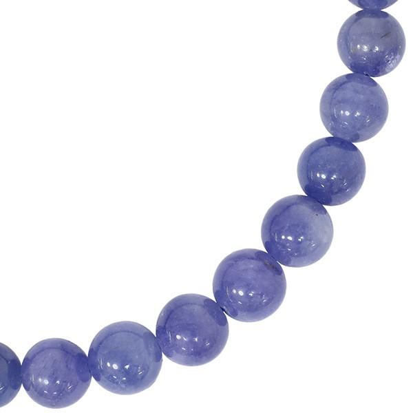 タンザナイト ブレスレット 6.8mm 17.5cm 高品質 天然石