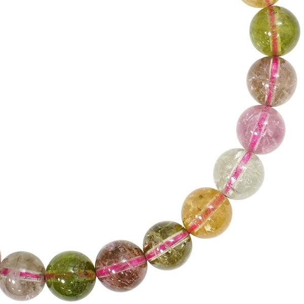キャンディトルマリンブレスレット トルマリンキャンディカラーブレスレット7mm
