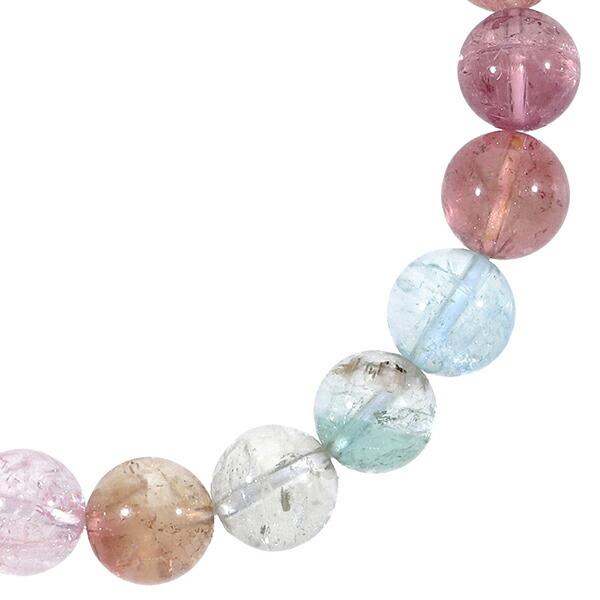 最高品質 トルマリン キャンディーカラー ブレスレット 9mm 18cm