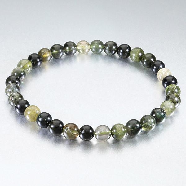 グリーントルマリン ブレスレット 5.5mm 16.5cm〜17.5cm S〜L サイズ