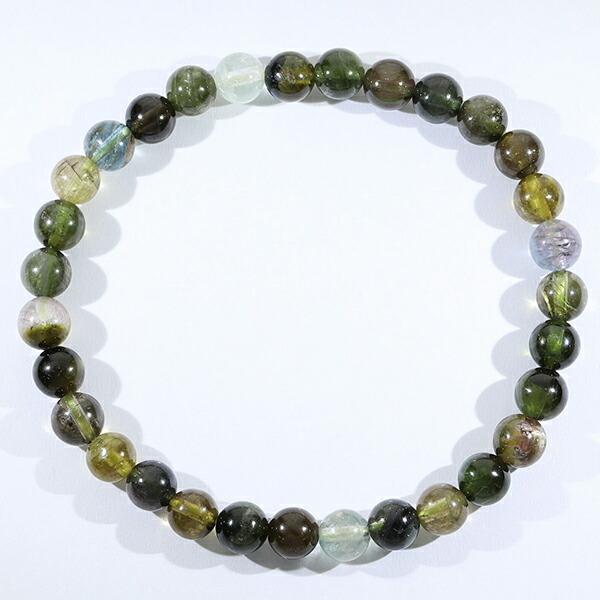 トルマリン ブレスレット 5.8mm 17cm レディースM サイズ 10月