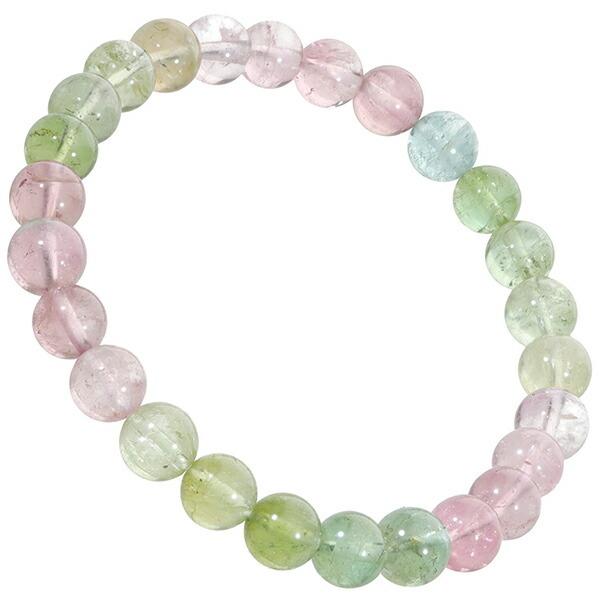 天然石 キャンディーカラートルマリン 7mm ブレスレット ギベオン隕石 天然石 キャンディーカラートルマリン 7mm ブレスレット ギベオン隕石