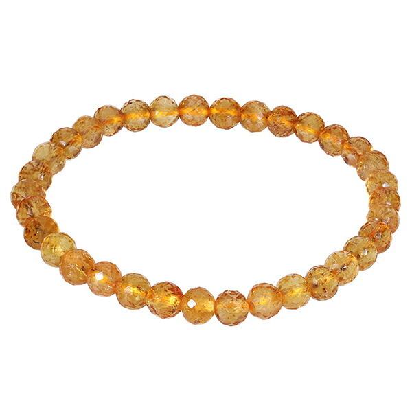 インペリアルトパーズ カット ブレスレット 5.7mm 17.5cm メンズM