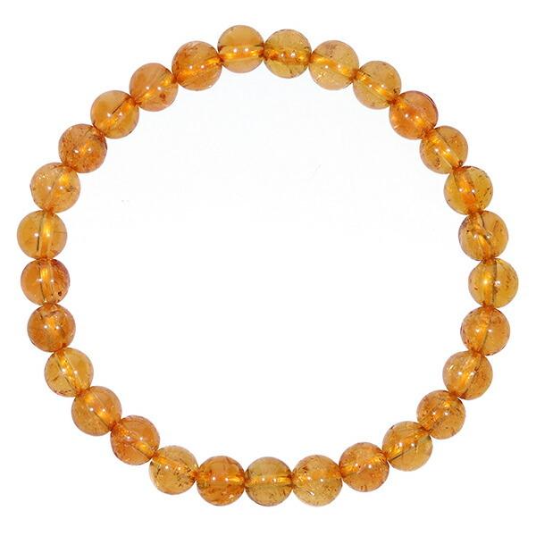 ★インペリアルトパーズ  5.5ミリ珠 ブレス⑥(SA+) 高品質+]インペリアルトパーズブレスレット（約6mm玉） - 埼玉県吉川市