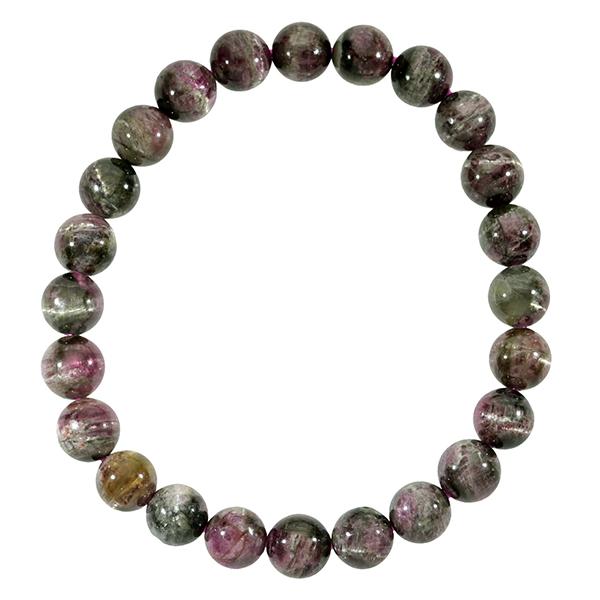 キャッツアイトルマリン バイカラー ブレスレット 7.5mm 17cm 誕生石