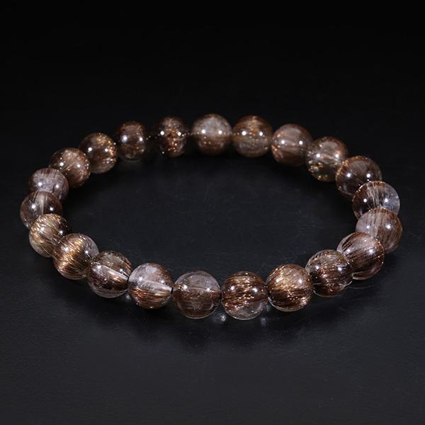 タイガールチルクォーツ ブレスレット 8.2mm 16.5cm レディースS