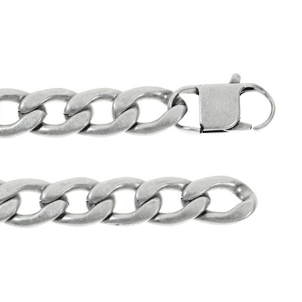 マット 喜平 15.0mm ステンレス チェーン ブレスレット 21cm
