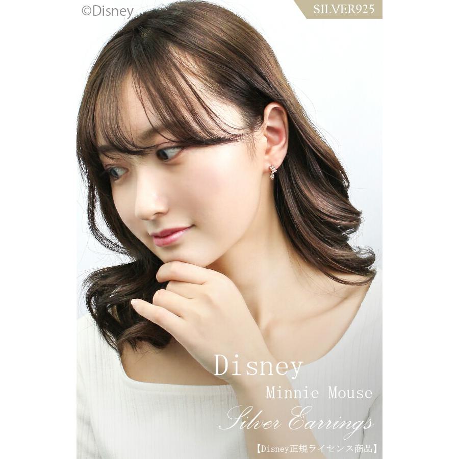 ミニー型フープピアス ディズニー PANDORA ピアス ディズニー ミッキー＆ミニー スパークリング