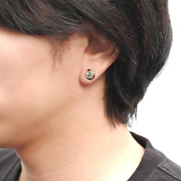 WOLFMAN B.R.S ウルフマンBRS ピアス ムーンウルフスタッド 1P 片耳  