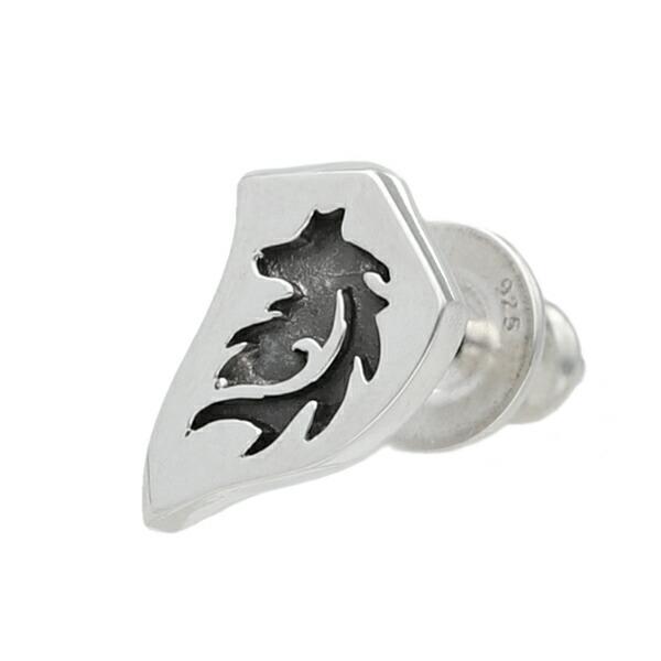 WOLFMAN B.R.S（ウルフマンBRS） ピアス ウルフヘッド プレート