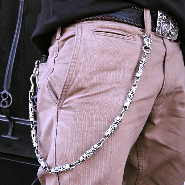 WOLFMAN B.R.S ウルフマンBRS ウォレットチェーン パルメット