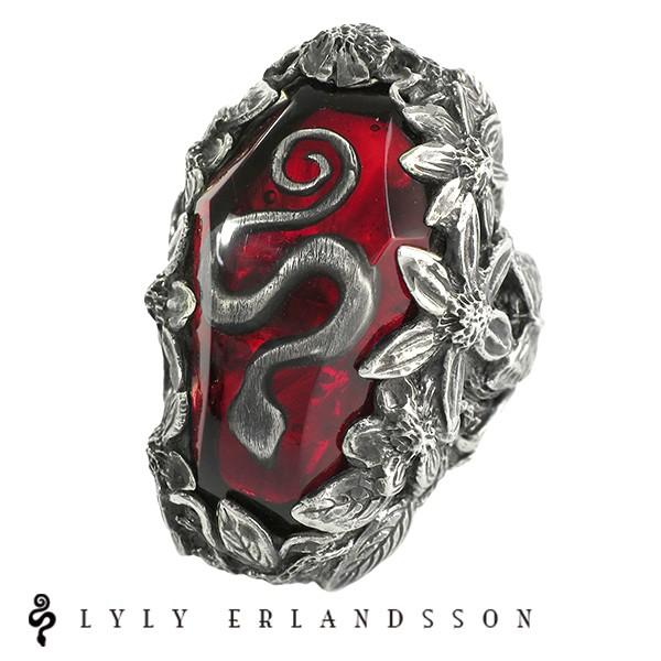 リリーエルランドソン リング メンズ レディース ブランド 指輪 シルバー the red 7-25号 蛇 シルバーリング LYLY ERLANDSSON 人気 爆買