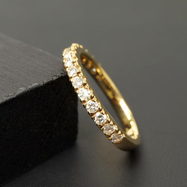 K18 0.5ct ダイヤモンド エタニティリング 指輪 エタニティ リング 