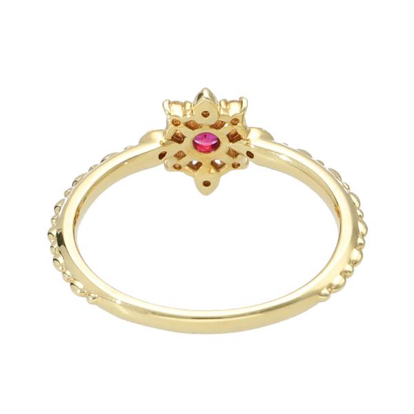 K18 お花モチーフルビーとダイヤモンドのリング#13.5 楽天市場】【5000円OFFクーポン(〜9/22 13:00)】ルビー