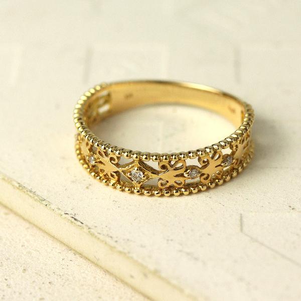 指輪　レディースアクセサリー　キラキラ　美品　アンティーク？　ビンテージ？石付き マーキスカットムーンストーンの結婚指輪ヴィンテージ繊細なローズ