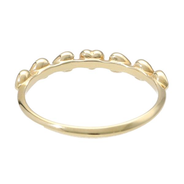 K18 ダイヤモンド ハート リング 指輪 ゴールド 18金 18k 天然 ダイヤ 可愛い かわいい 上品 フェミニン 華奢 レディース 爆買の画像