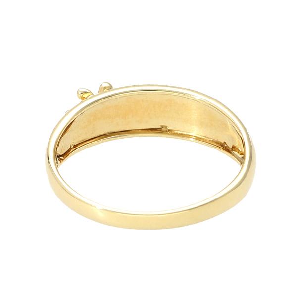 K18 ピンクトルマリン フラワー モチーフ ゴールドリング 花 18金 18k ゴールド 指輪 立体的 ピンク 天然石 可愛い レディース 爆買の画像