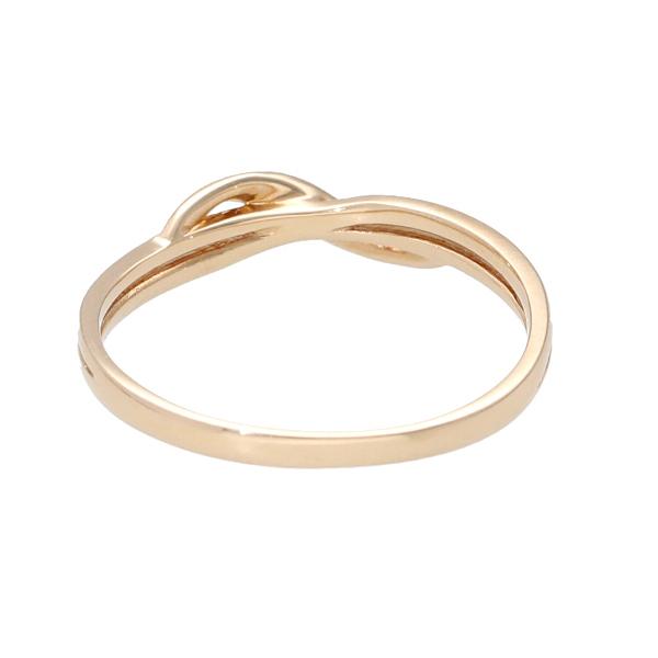 K18 ダイヤモンド リボン ピンクゴールド リング 指輪 18金 18k ゴールド 天然 ダイヤ かわいい 可愛い 華やか レディース 爆買の画像