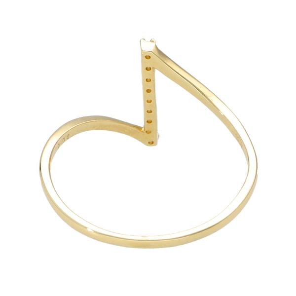 K18美品シンプルラインゴールドリング　25号　891K2509 K18美品シンプルラインゴールドリング 25号 891K2509 K18美品シンプル