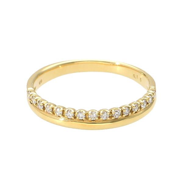 ゴールド エタニティリング ダイヤモンド18k2本セット ダイヤモンド 計1.00ct K18YG リング エタニティリング 憧れの