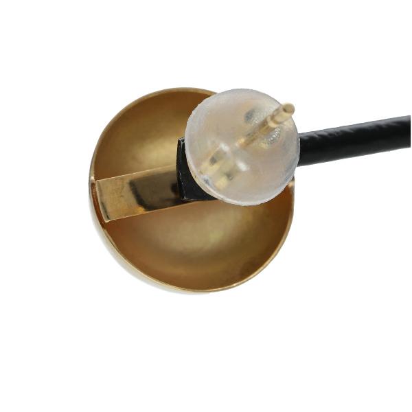 K18 丸玉ピアス ボール 半球 2P 両耳用 10mm 18金 18k 球体 丸玉 ピアス ゴールド イエローゴールド 大ぶり 大きめ レディース 爆買の画像