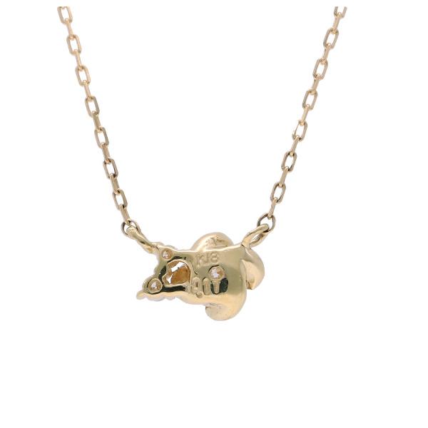 K18 ダイヤモンド ローズ ネックレス ゴールド 薔薇 花 18金 18k 天然 ダイヤ バラ フラワー 華奢 上品 かわいい レディース 爆買の画像