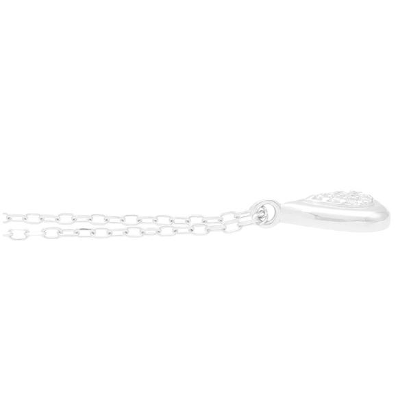 K18 ダイヤモンド ドロップ ネックレス 18金 18k ホワイトゴールド ゴールド 天然 ダイヤ 雫 滴 しずく パヴェ レディース 爆買の画像