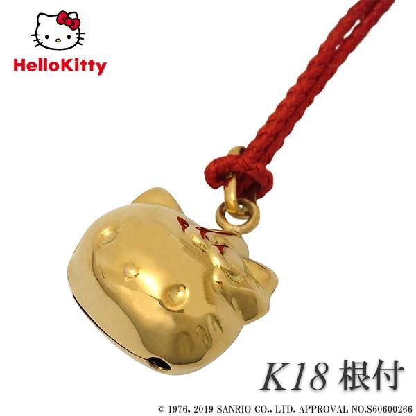 sanrio（サンリオ） ハローキティ K18 鈴 根付 携帯ストラップ キティ
