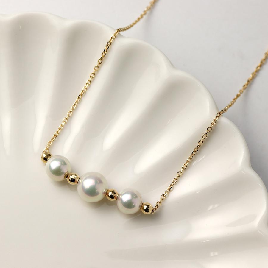 K18 ゴールド あこや真珠 マルチウェイ ペンダント 18金 18k 真珠