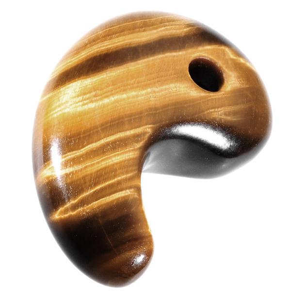 イエロータイガーアイ 高品質 3Aグレード 勾玉 縦約3cm タイガーアイ