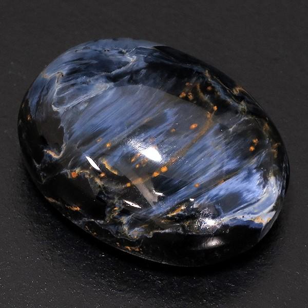 ❤️アソパソマソ出品　ブルーピーターサイトバングル　天然石パワーストーン ピーターサイト ブレスレット 8.5mm 17.5cm メンズM レディースL