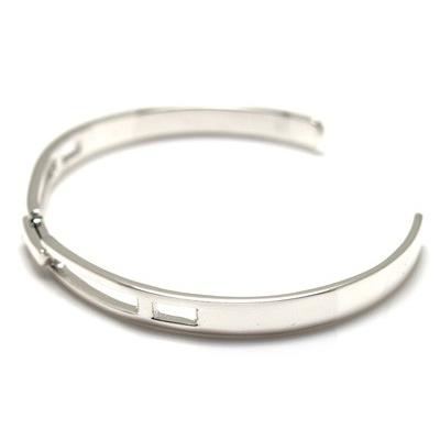 新品未使用！ ブレスレット メンズ/シルバー925/バングル/シルバーブレスレット 【D2627496629】(13139円)