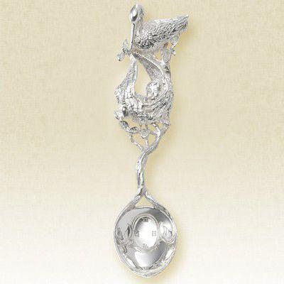 こうのとりと赤ちゃんのスプーン