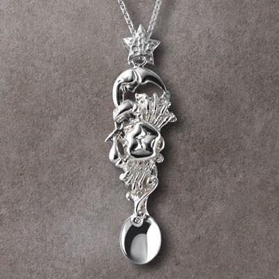 蟹座ミニスプーンネックレス【刻印有】