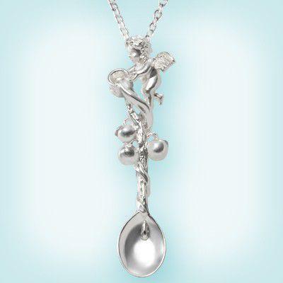天使ミカエル　ミニスプーンネックレス【刻印有】