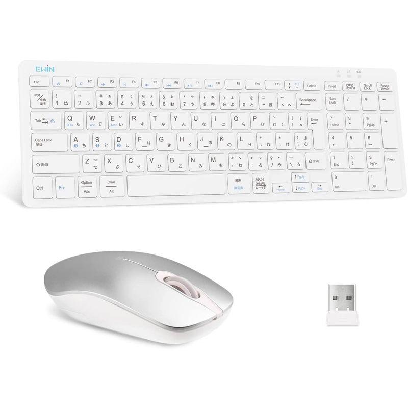 正規品販売 Ewin キーボード ワイヤレス マウスセット テンキー付き 日本語配列 Bluetooth キーボード Ios Mac Windows多シ その他キーボード アクセサリー Www We Job Com