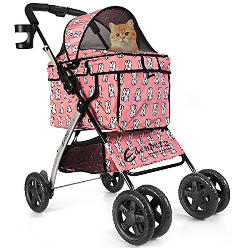 直売激安 Wildeden ペットカート ペットバギー キャリーカート 犬カート 耐荷重13kg 前も後ろも網窓 安全装置付 中敷き付 犬猫兼用 24 ショッピング大特価祭 Ssl Daikyogo Or Jp