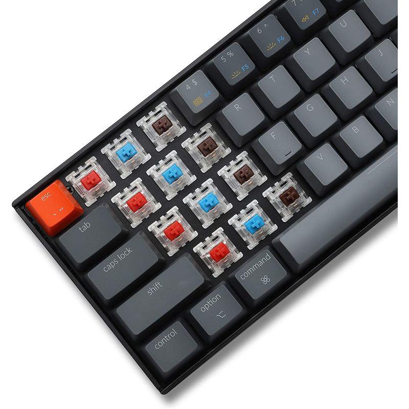 販売実績No.1販売実績No.1Keychron K6 65% コンパクト 68キー ワイヤレス メカニカル キーボード Mac用 ホットスワップ可能 ホワイトバックライト その他キーボード、アクセサリー G84-4100LCAUS-2 Black USB 接続 キーボード
