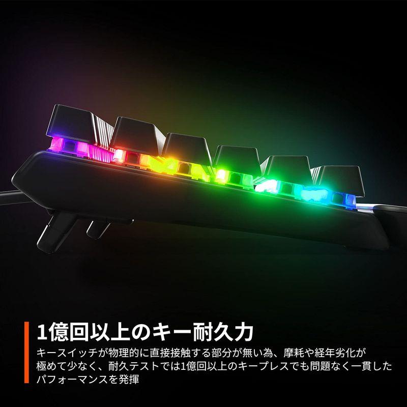 本日価格！！ SteelSeries ゲーミングキーボード 有線 日本語配列 磁気ホール効果センサー OmniPointスイッチ 有機ELディスプレイ搭載 【2919645343】(14600円)