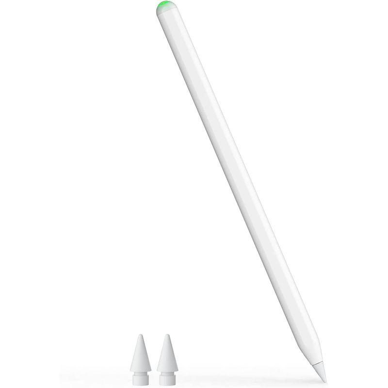 2023最新型 ワイヤレス充電iPadタッチペン KINGONE アップルペンシル互換 iPadペン スタイラスペン 超高感度 極細 軽量｜ginowan｜03