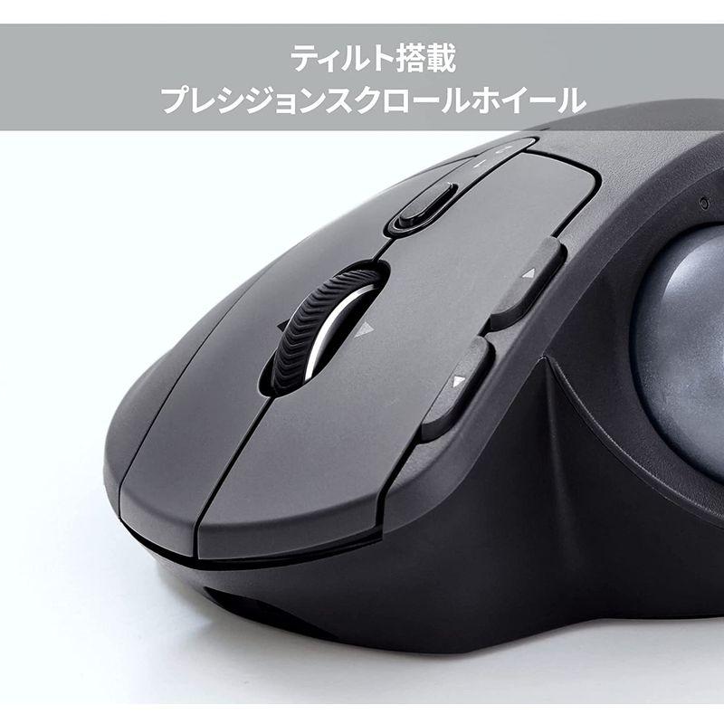 ロジクール ワイヤレスマウス トラックボール 無線 MX ERGO MXTB1s Unifying Bluetooth 8ボタン 高速充電式｜ginowan｜02