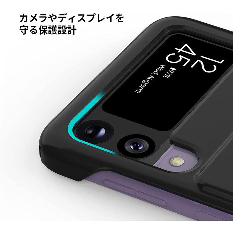 Araree Galaxy Z Flip 3 5G ケース Aero Flex サムスン公式認証品 ヒンジまで保護 カメラ保護設計 ストラッ｜ginowan｜04