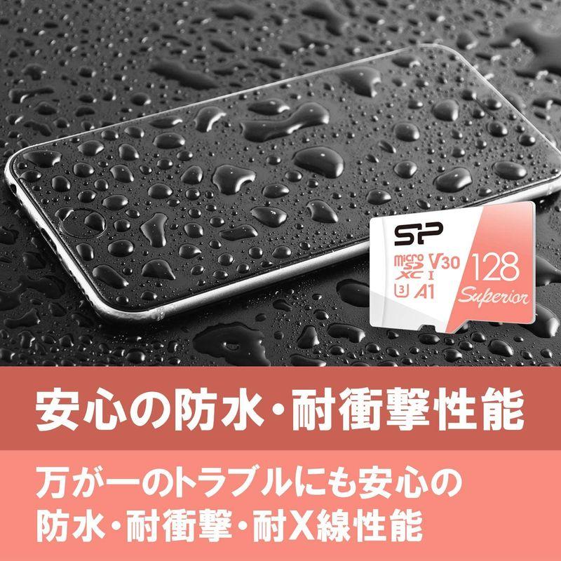 シリコンパワー microSD カード 128GB Nintendo Switch 動作確認済4K対応 class10 UHS-1 U3 最｜ginowan｜02