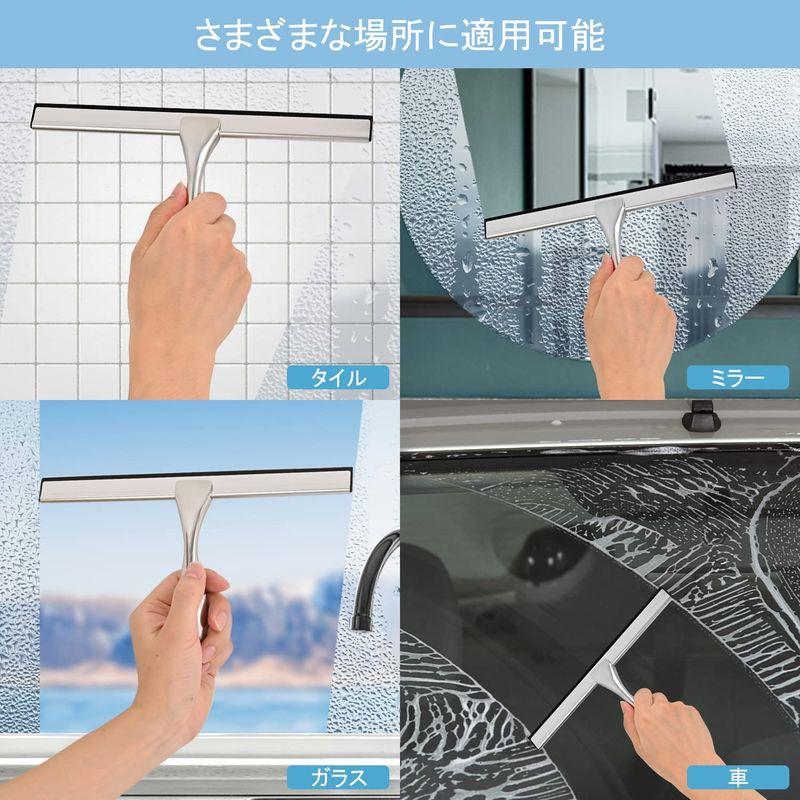 高価値セリー I3C ステンレス製 水切りワイパー ガラススクイジー エトレのガラス掃除プロ用ツール I3C ステンレス製 水切りワイパー ガラススクイジー エトレのガラス掃除プロ用ツール