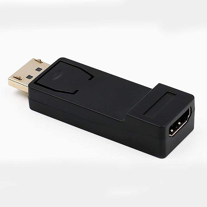 2セットDisplayPort to HDMI 変換コネクタ 持ち運び便利 DisplayPort-HDMI変換アダプタDP HDMI ディ｜ginowan｜06