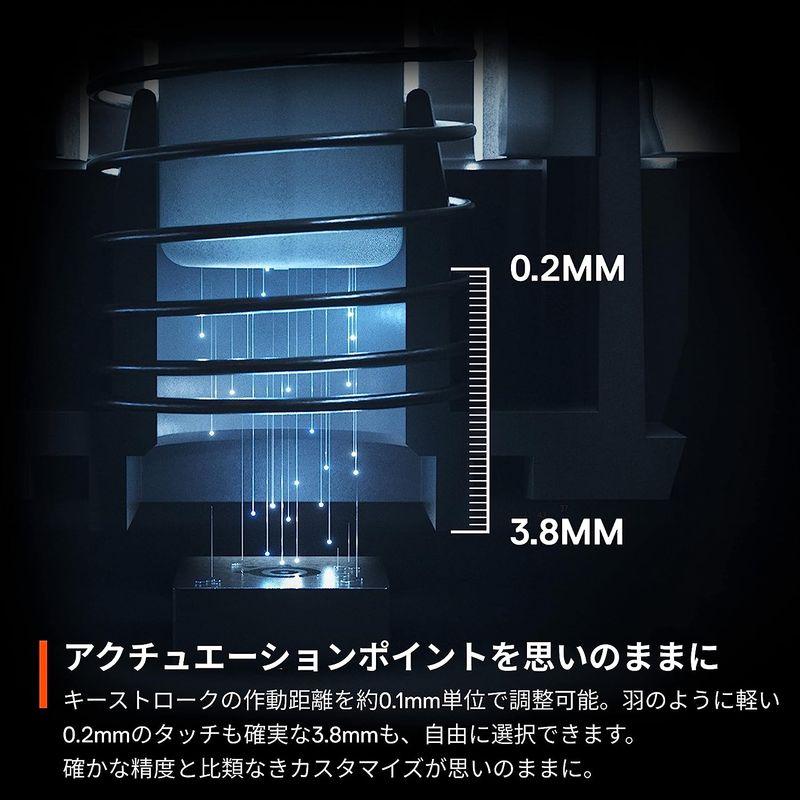 SteelSeries ゲーミングキーボード ミニサイズ Apex Pro Mini JP 有線 日本語配列 OmniPointスイッチ 2｜ginowan｜04