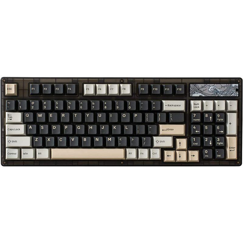 YUNZII Keynovo IF98 98キー 96％ホットスワップ可能なガスケット搭載 メカニカルキーボード RGBバックライト Mac Keynovo IF98 98キー 96％ホットスワップ可能なガスケット搭載 メカニカルキーボード RGBバックライト Mac