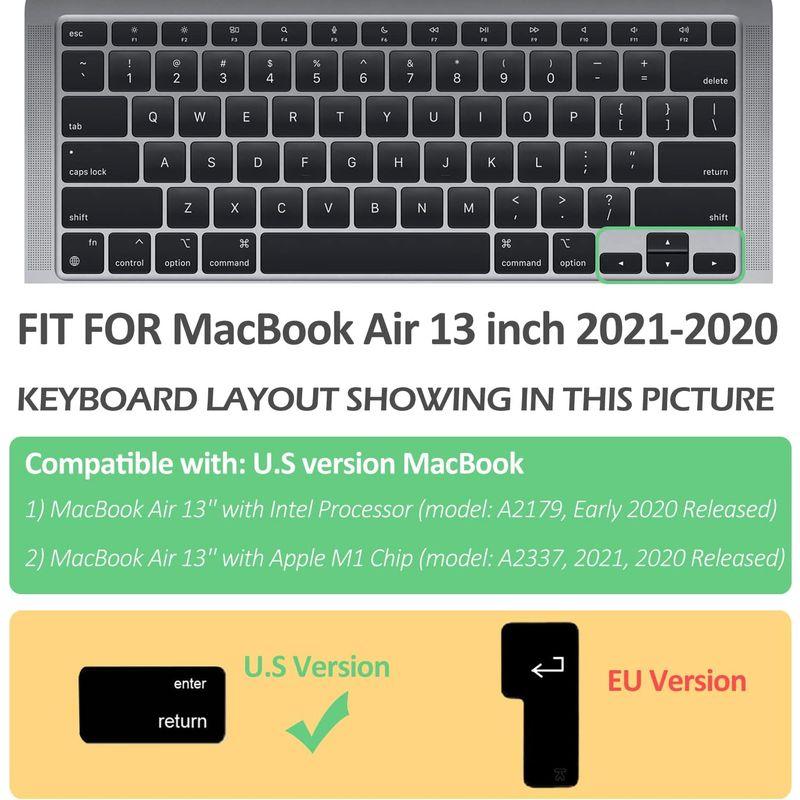 ProElife 韓国語超薄型シリコンキーボードカバー 2020 MacBook Air 13インチ A2179 (米国レイアウト) Tou｜ginowan｜03