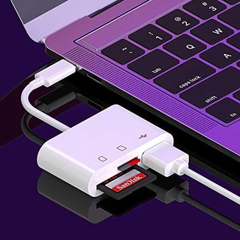 AXYO USB Type-C カードリーダー コンパクト 多機能 SDカード MicroSDカード読み取り USB-Aメスポート搭載 US｜ginowan｜07